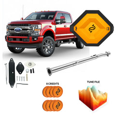 Ford Powerstroke 2022 Delete Kit with delete pipe