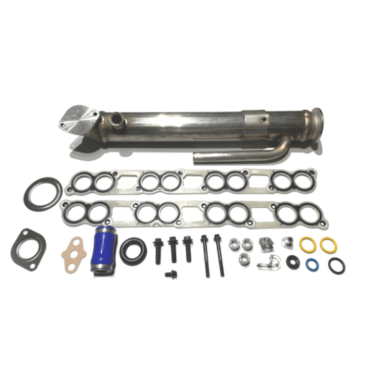 Welded EGR Cooler Delete Kit  <br> 2003-2007 Ford Powerstroke 6.0L