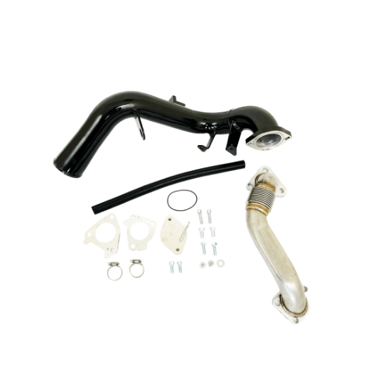 EGR Valve & Cooler Delete Kit with Up-Pipe & Intake Tube 2006-2007 Duramax 6.6L