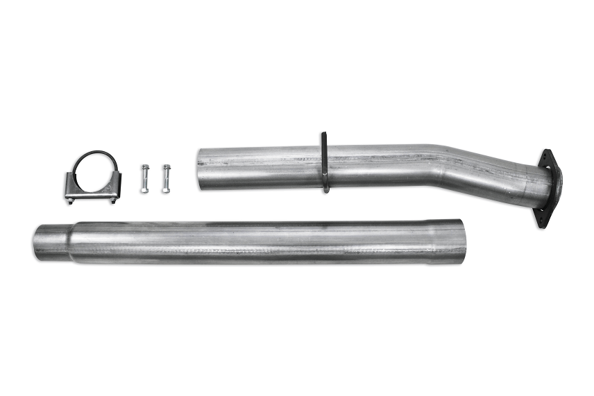 Stainless Steel Cat & DPF Delete Pipe 2008-2010 6.4L Powerstroke